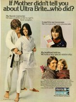 Ultra Brite toothpaste advertisement (ca. 1973)