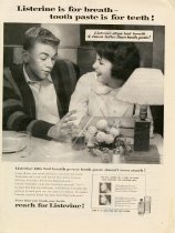 Listerine mouthwash advertisement (05/09/1960)