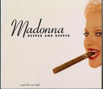 Madonna Deeper and Deeper compact disc cover (1992)
