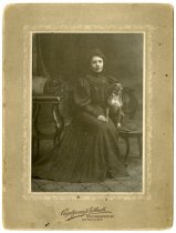 Mrs. Kolakowski with a dog