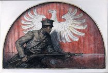 "Polish Soldier in World War I" - drawing by Wladyslaw Benda