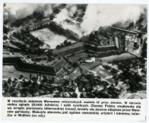 W rezultacie oblezenia Warszawy zniszczonych zostalo 12 proc. domow...