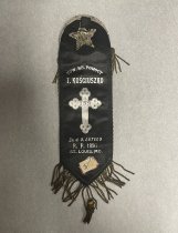 Tow. Br. Pomocy T. Kosciuszki 1896 Double-Sided Commemorative Ribbon