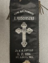 Tow. Br. Pomocy T. Kosciuszki 1896 Double-Sided Commemorative Ribbon