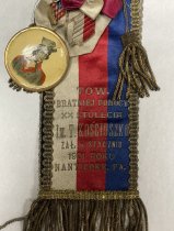 Tow. Bratniej Pomocy Im. T. Kosciuszko 1901 Double-Sided Ribbon