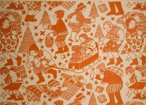 Werten design - wrapping paper for Christmas gifts