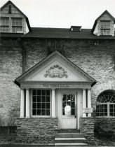 Close up of Entry Porch, Gates Hall 1984