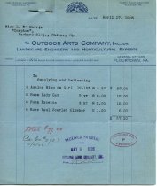 Selected Compton Invoices:  Vendors O - P  1925