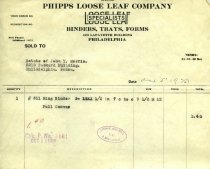 Selected Compton Invoices:  Vendors O - P  1925