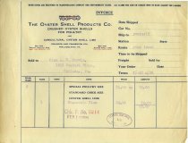 Selected Compton Invoices:  Vendors O - P  1925