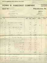 Selected Compton Invoices:  Vendors O - P  1925