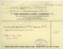 Selected Compton Invoices:  Vendors O - P  1925