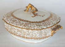 Haviland Covered Vegetable Bowl  circa 1887