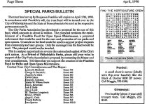 THE MORRIS GARDENER Volunteer Newsletter  1990