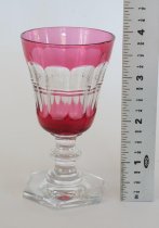 Ruby Cordial Glasses  undated