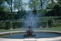 Cattail Fountain at Rose Garden 1956