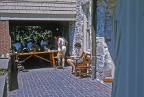Woody Plant Class on Gates Porch, 1959