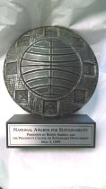 Sustainability Award from President's Council on Sustainable Development 19