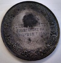 PHS Silver Medal Awarded to the Morris Arboretum  1947