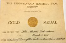 PHS Flower Show Award  1967