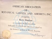 AABGA Recognition Award   undated