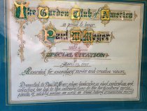 Garden Club of America Paul W Meyer Award  1997