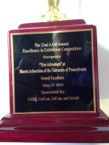 Paul Meyer Award for Excellence in Exhibition Competition  2010