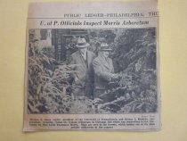 Gates and Brakeley Inspecting the Fernery, November 1932