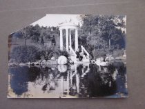 John Morris at Love Temple with Swans  ca 1911