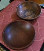 Wooden Bowls From the Japanese Tea House  ca 1900