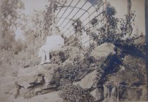 Girl, Trellis and Fountain  1919