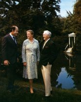Advisory Board of Managers Gather at Gazebo  1979