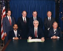 Signing of Decree as Official Arboretum of the Commonwealth  1988