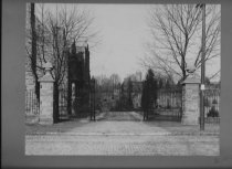 Entrance to Lodge and Compton from Hillcrest Avenue  about 1905