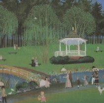 "The Gazebo" - painting by Regi Klein