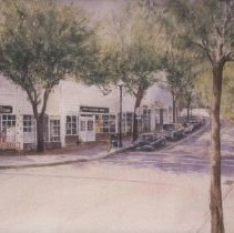 "Bedford Hills" - watercolor by Margret Johnson