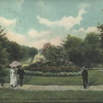 The circle, Hartley Park, looking down Lincoln Avenue