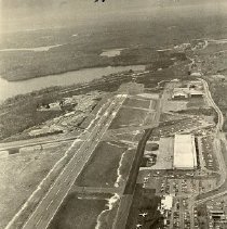 Aerial view of Westchester County Airport