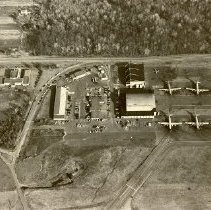 Aerial view of Westchester County Airport