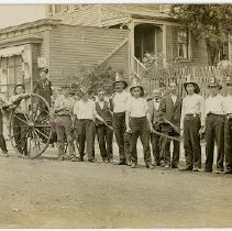 New Rochelle Fire Department Engine No. 3 - Doc Nestler #12 from left