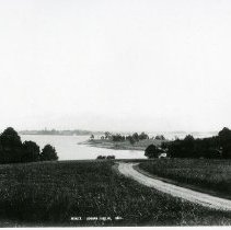 Souci, home of Adrian Iselin on Davenport Neck (Fort Slocum / Davids Island visible in distance)