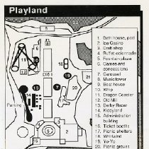 Sketch map of Playland