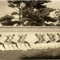Mural at Memorial Field - part of "Arts in the Park" program