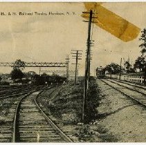 New York, New Haven & Hartford Railroad tracks next to Halstead Avenue / Theodore Fremd Avenue