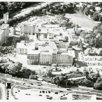Aerial view of United Hospital