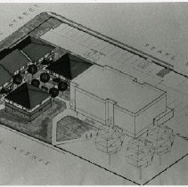 Architectural drawing of Mintzer site