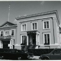 Cortlandt Hook & Ladder Company No. 1 firehouse, 828 Main Street (sign for Doug Hoffman for 2nd assistant chief)