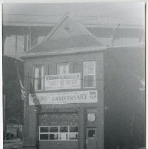Centennial Hose Company No. 4 (Elect Lew Haight 1st assistant chief; 100th anniversary banner)