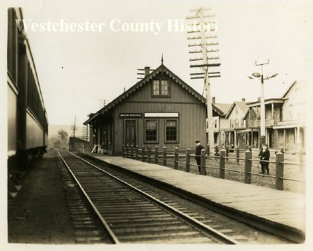 Print, Photographic Croton Falls train station (American Express
