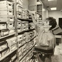 Maria Malandrino in her store, The Shoe Tree
